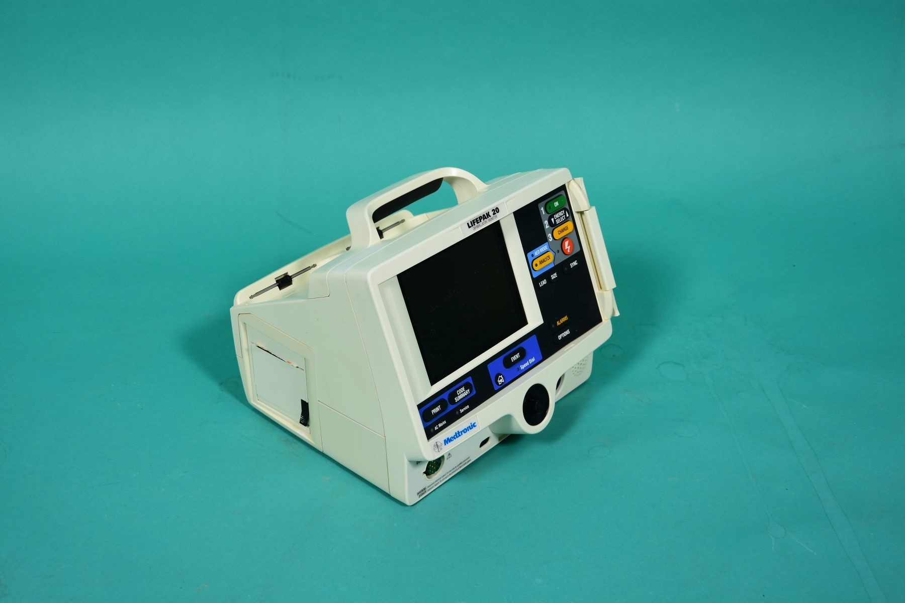 PHYSIO CONTROL Lifepak 20 Defibrillator - Seitenansicht