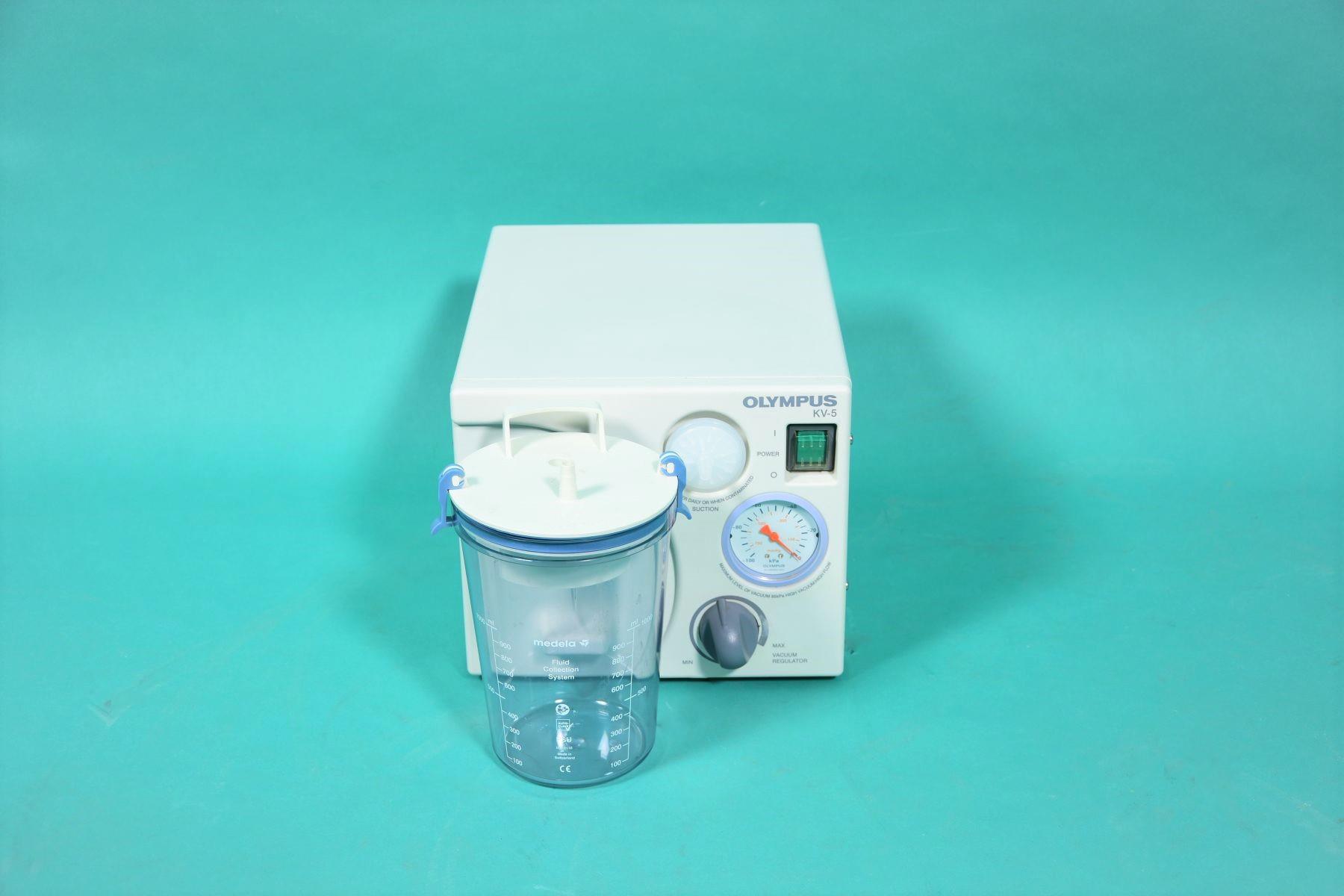 OLYMPUS KV-5 Absaugpumpe mit neuem 1L Absaugbehälter