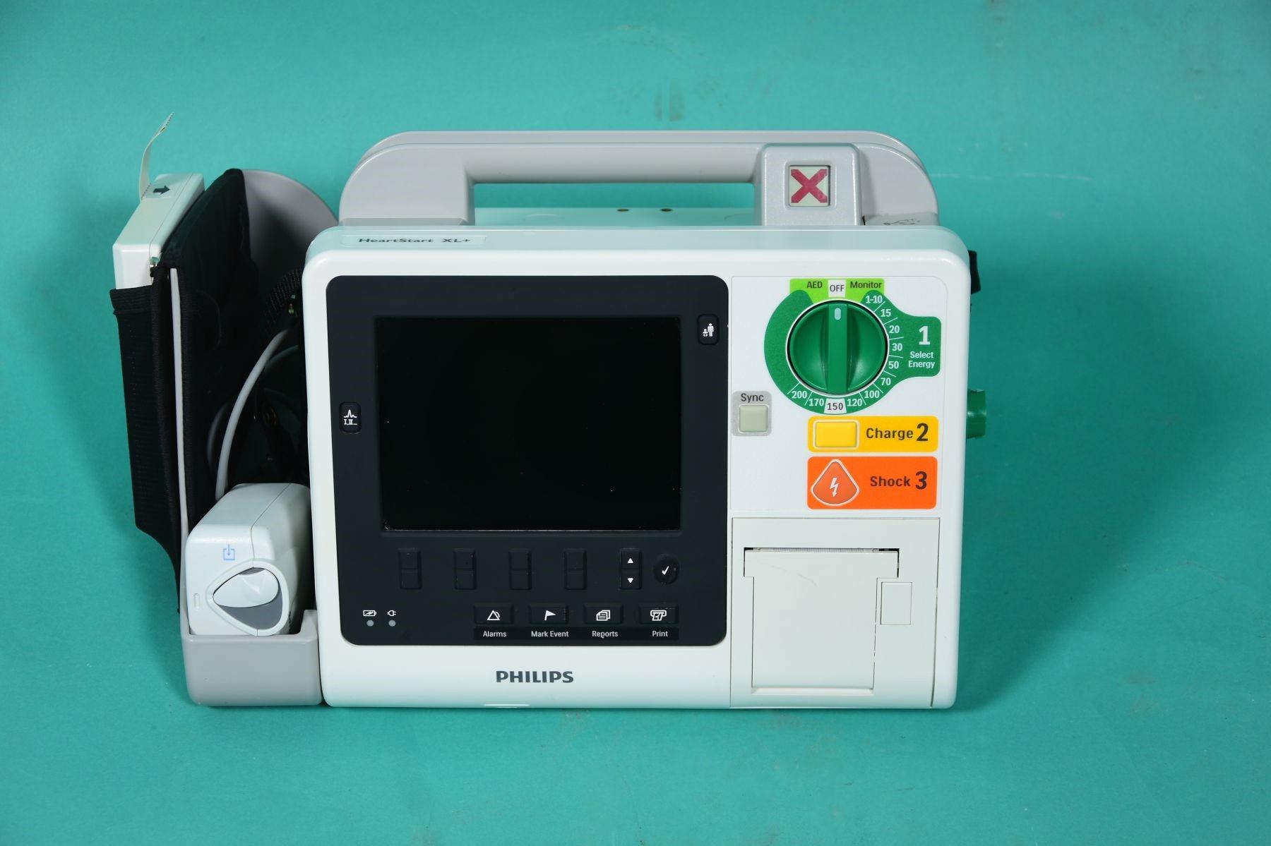 PHILIPS Heartstart XL+, defibrillatore bifasico fino a un massimo di