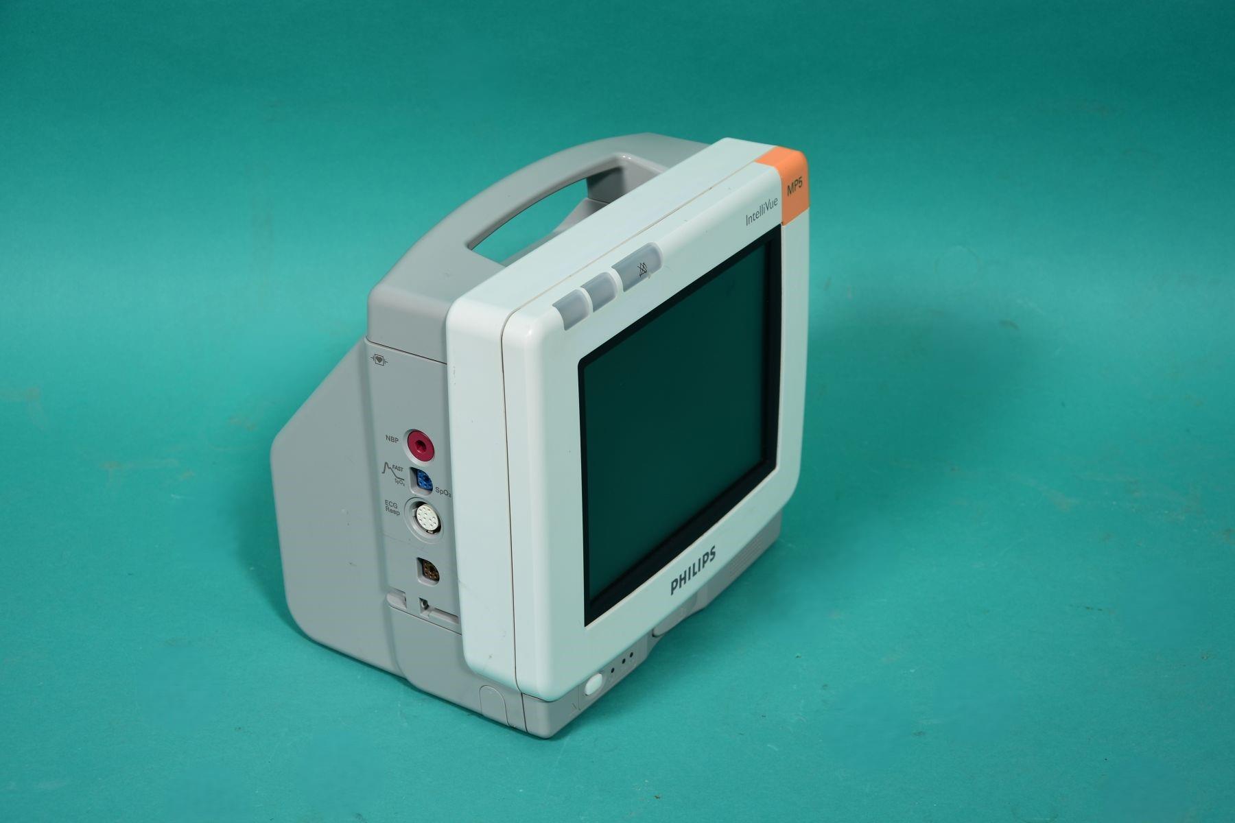 PHILIPS IntelliVue MP 5. Tragbarer Multiparameter-Monitor - Seitenansicht