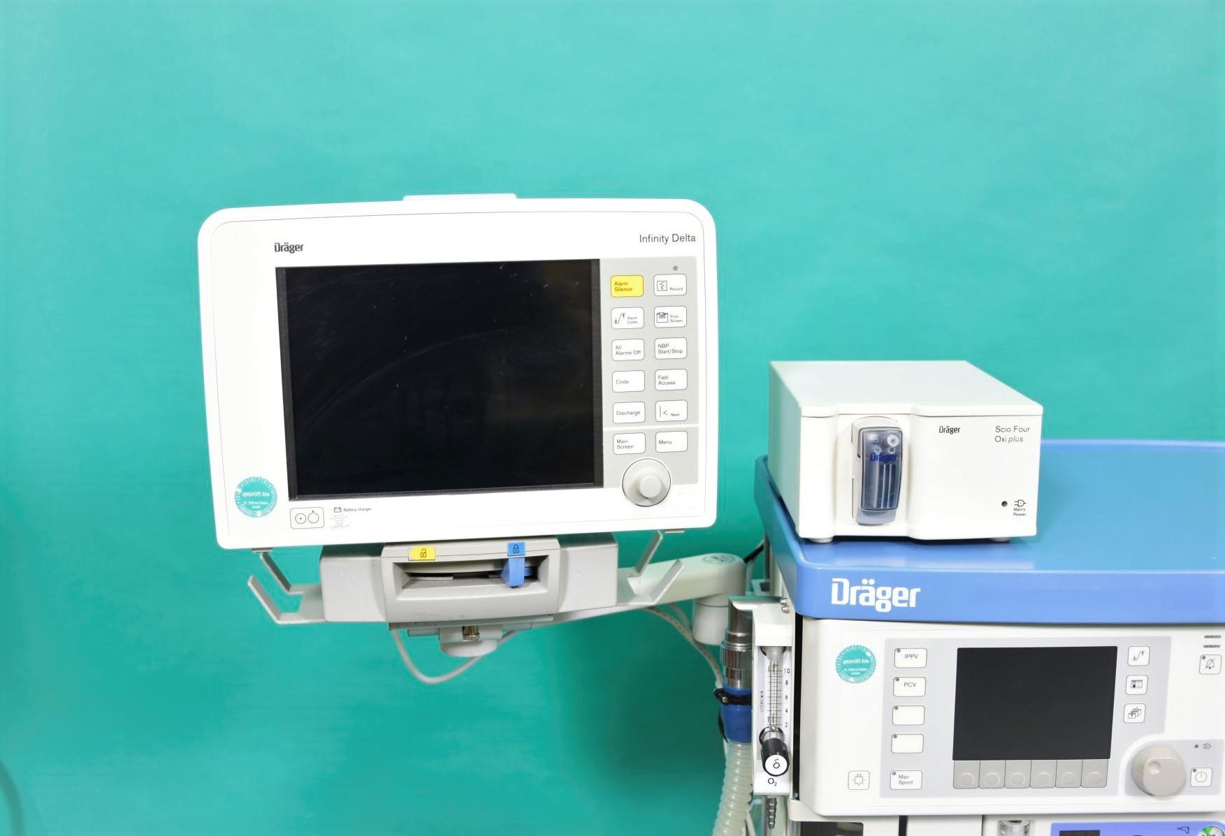 DRÄGER Fabius GS, Infinity Gamma XL Scio Oxy Fou DRÄGER Fabius GS, Infinity Gamma XL Scio Oxy Fou