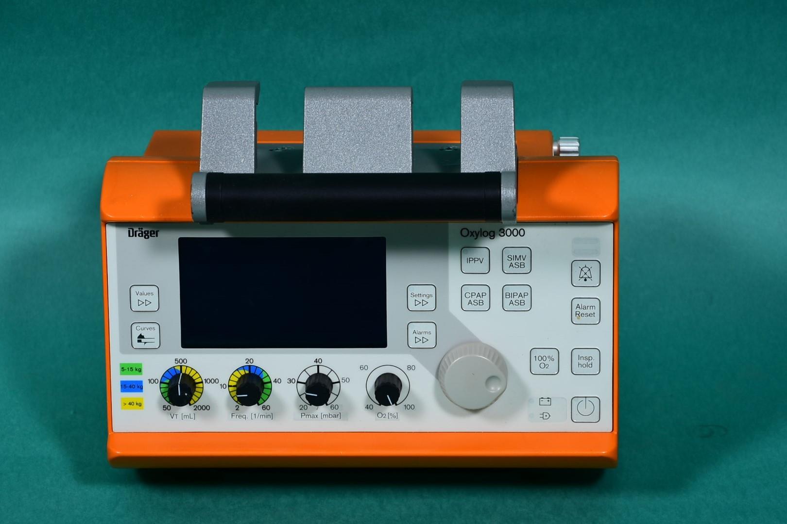 DRAEGER Oxylog 3000 emergency and transport