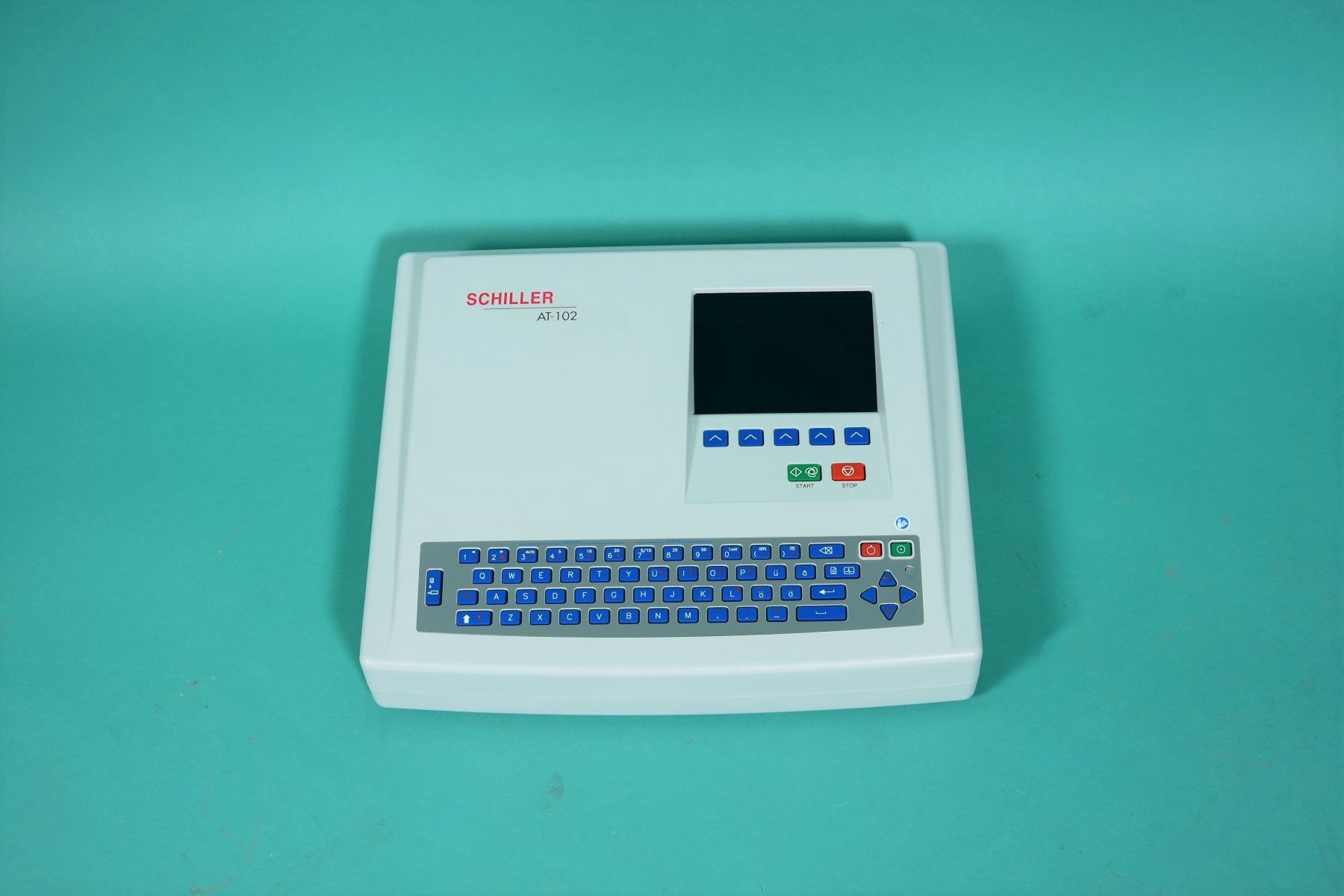Schiller AT-102 6-12 channel ECG with keyboard