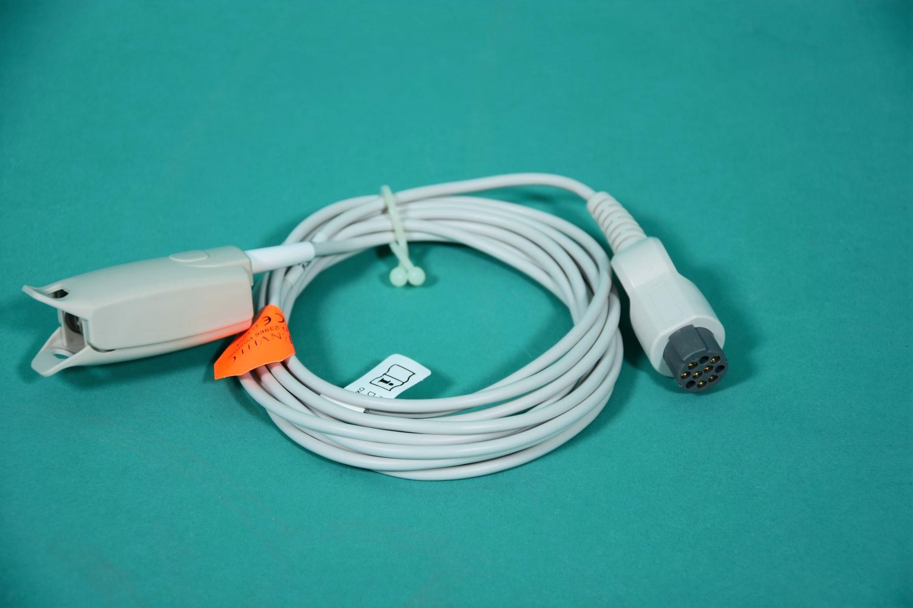 DATEX compatible SPO2 finger clip sensor for