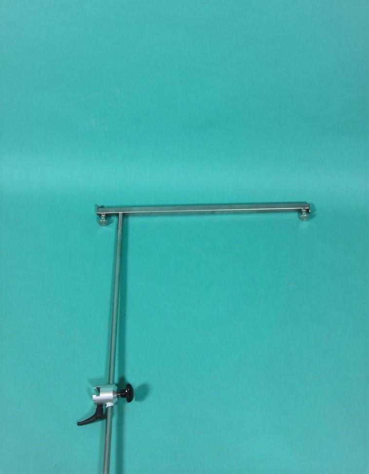 Anaesthesia arm, length adjustable on both