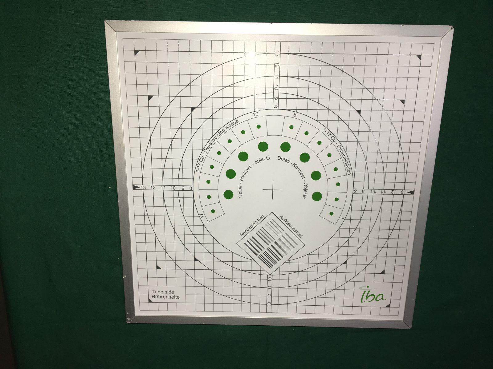 Test specimen for constancy test, NEW
