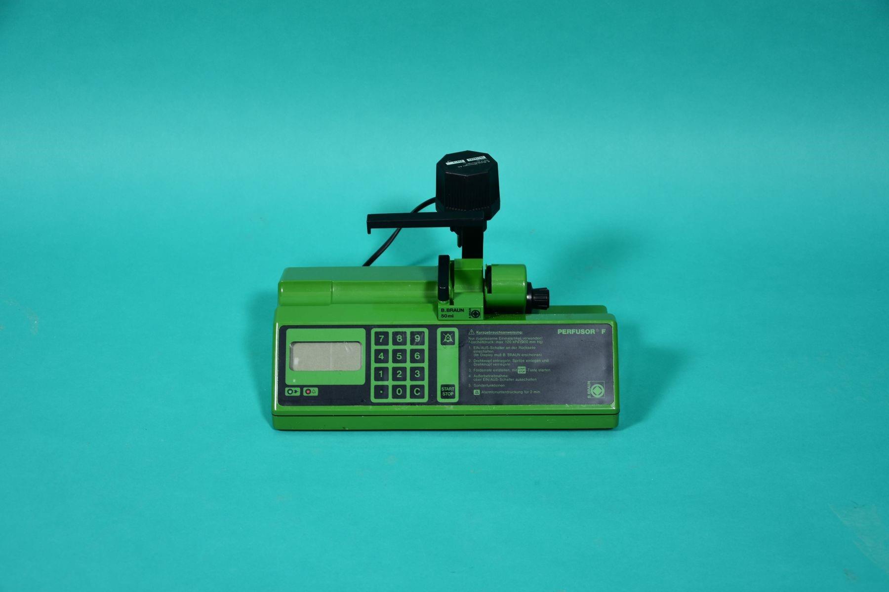 BRAUN Perfusor secura f Spritzenpumpe, Vorderansicht