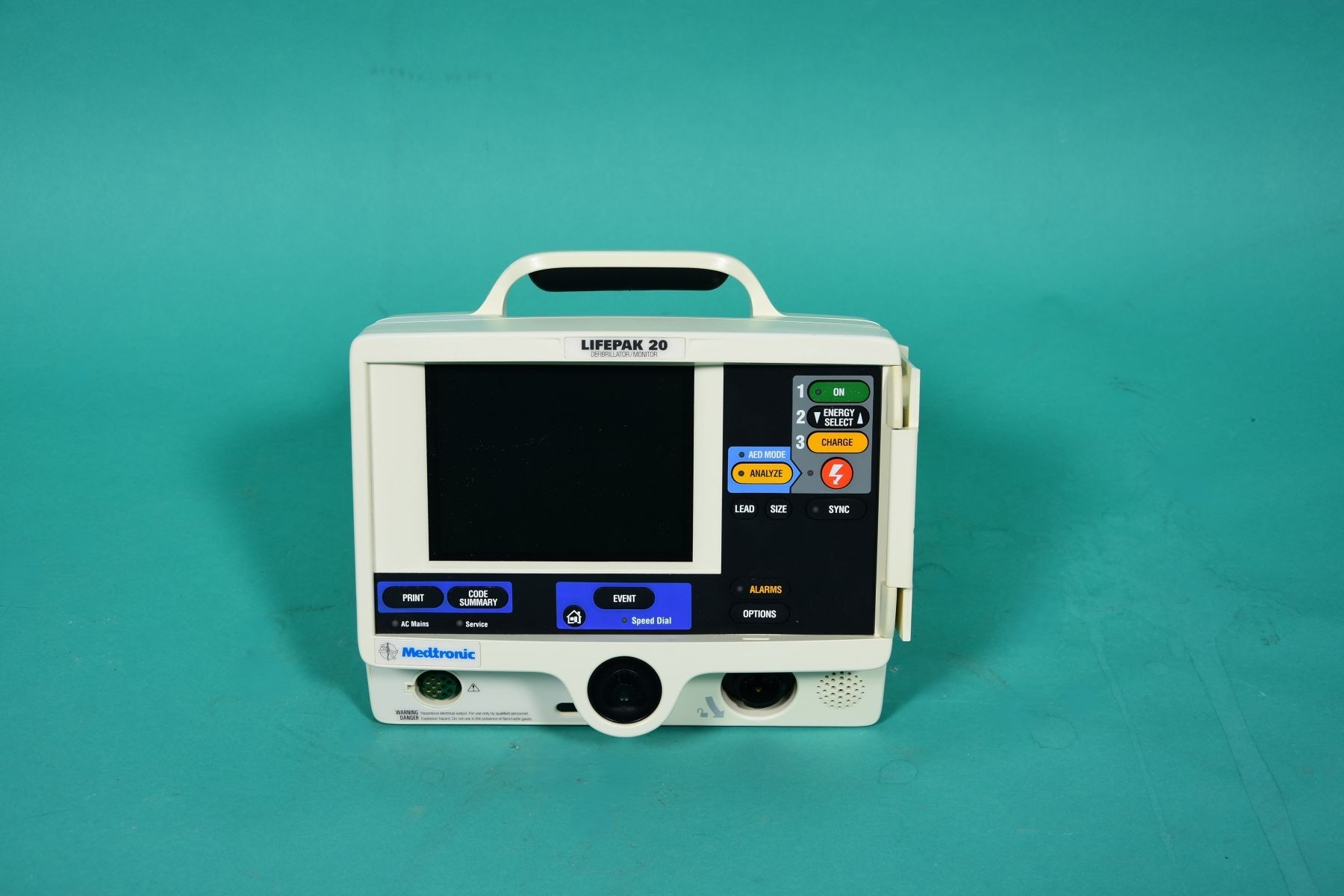 PHYSIO CONTROL Lifepak 20 Defibrillator - Ansicht von vorne