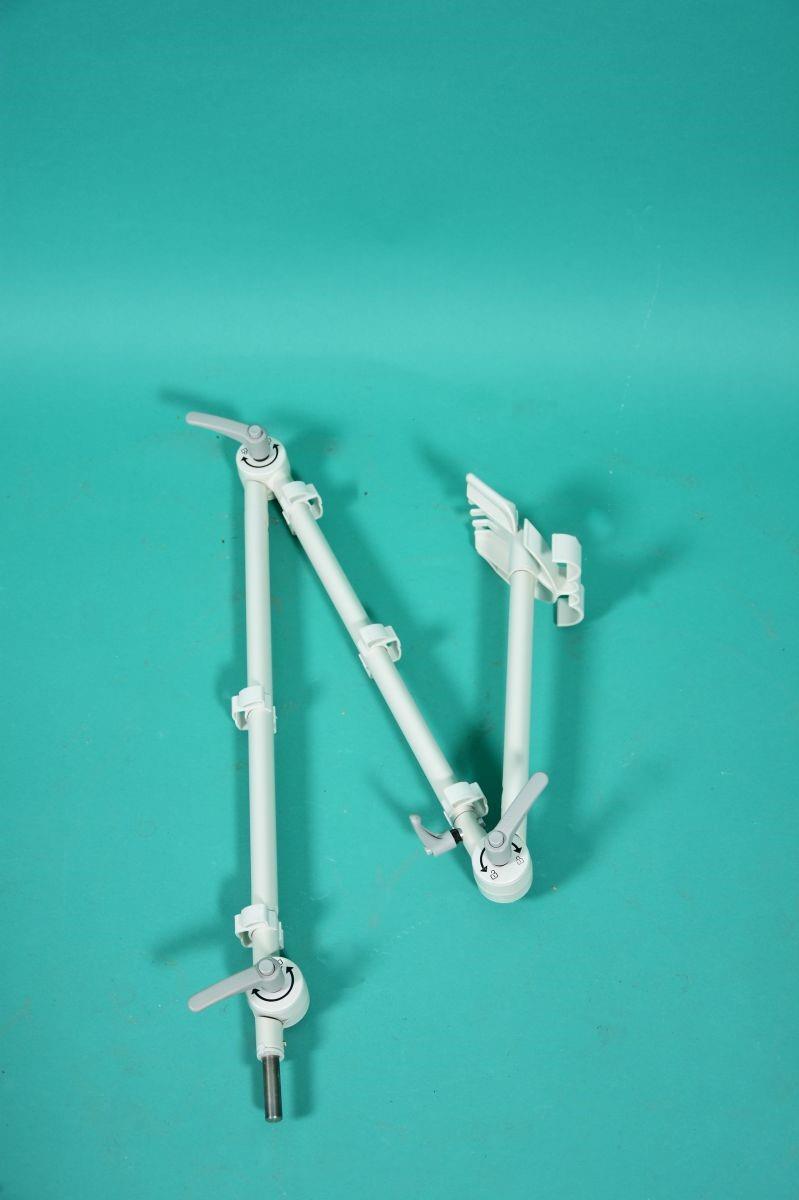 DRÄGER Haltearm 3-teilig für Patientenschläuche und EKG Kabel.