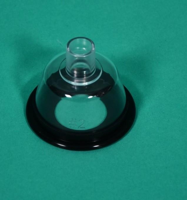 Anesthesia mask for cats, material PVC, diameter