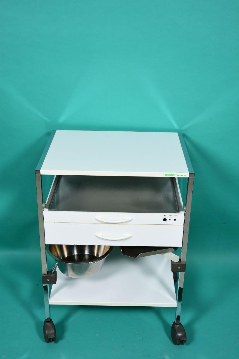 HAEBERLE Variocar, fahrbarer Beistellwagen mit 2 Böden