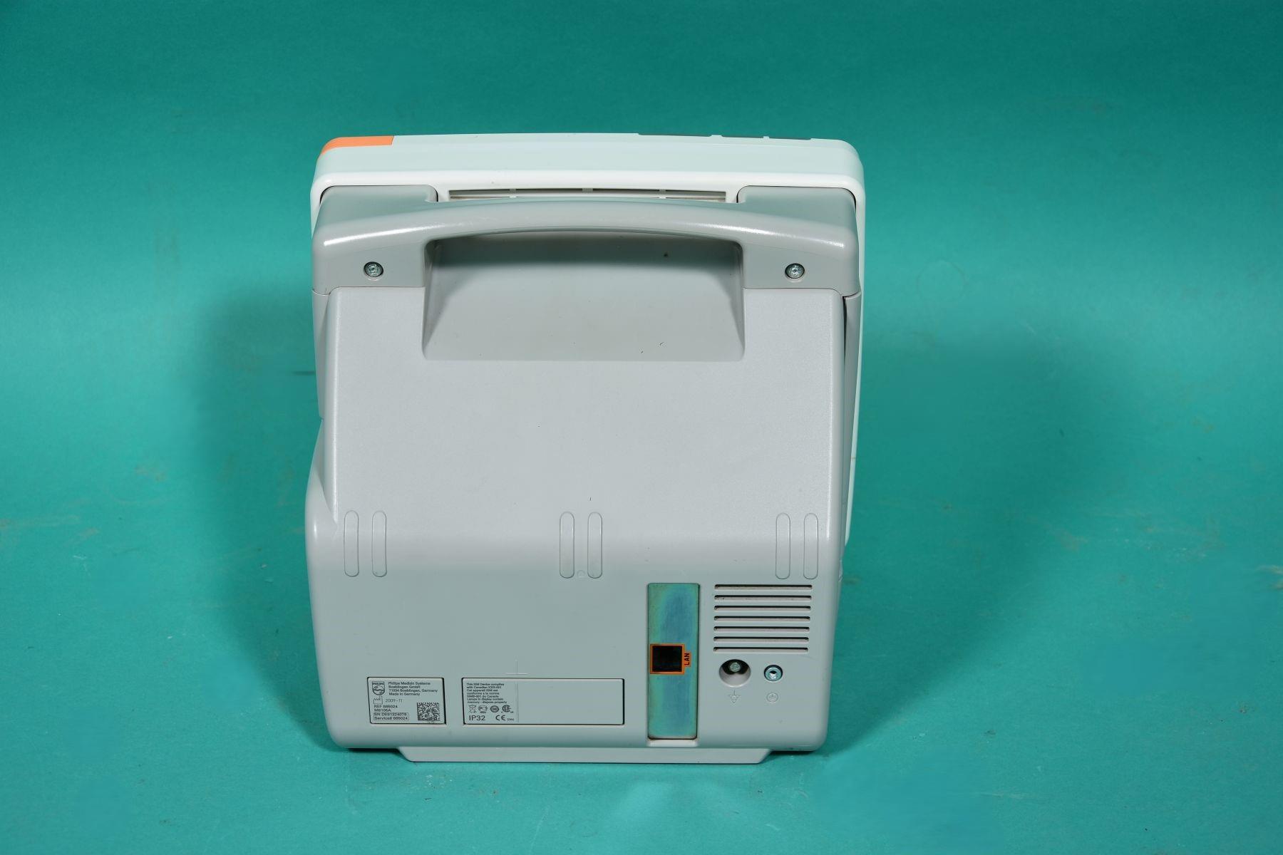 PHILIPS IntelliVue MP 5. Tragbarer Multiparameter-Monitor - Rückansicht