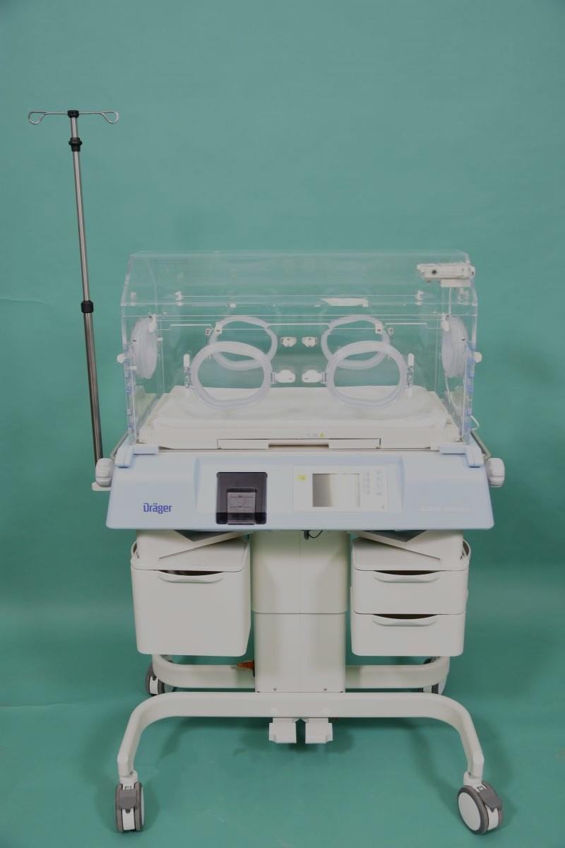 DRÄGER Isolette 8000plus fahrbarer Inkubator - Komplettansicht