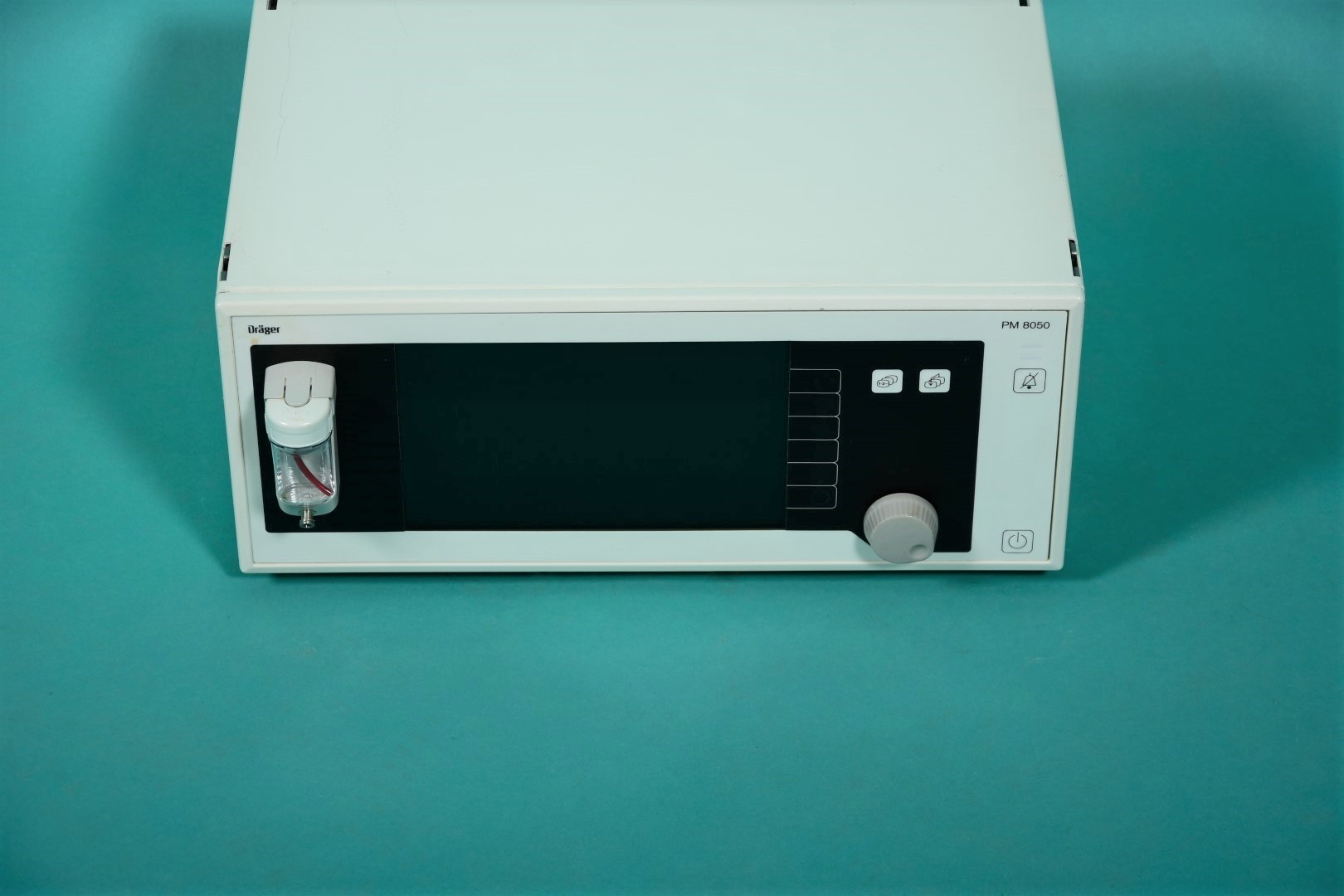 DRÄGER PM 8050 Atemgasmonitor mit SPO2 Messung-Vorderansicht