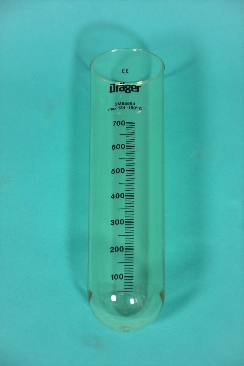 DRÄGER bronchial suction bottle made of