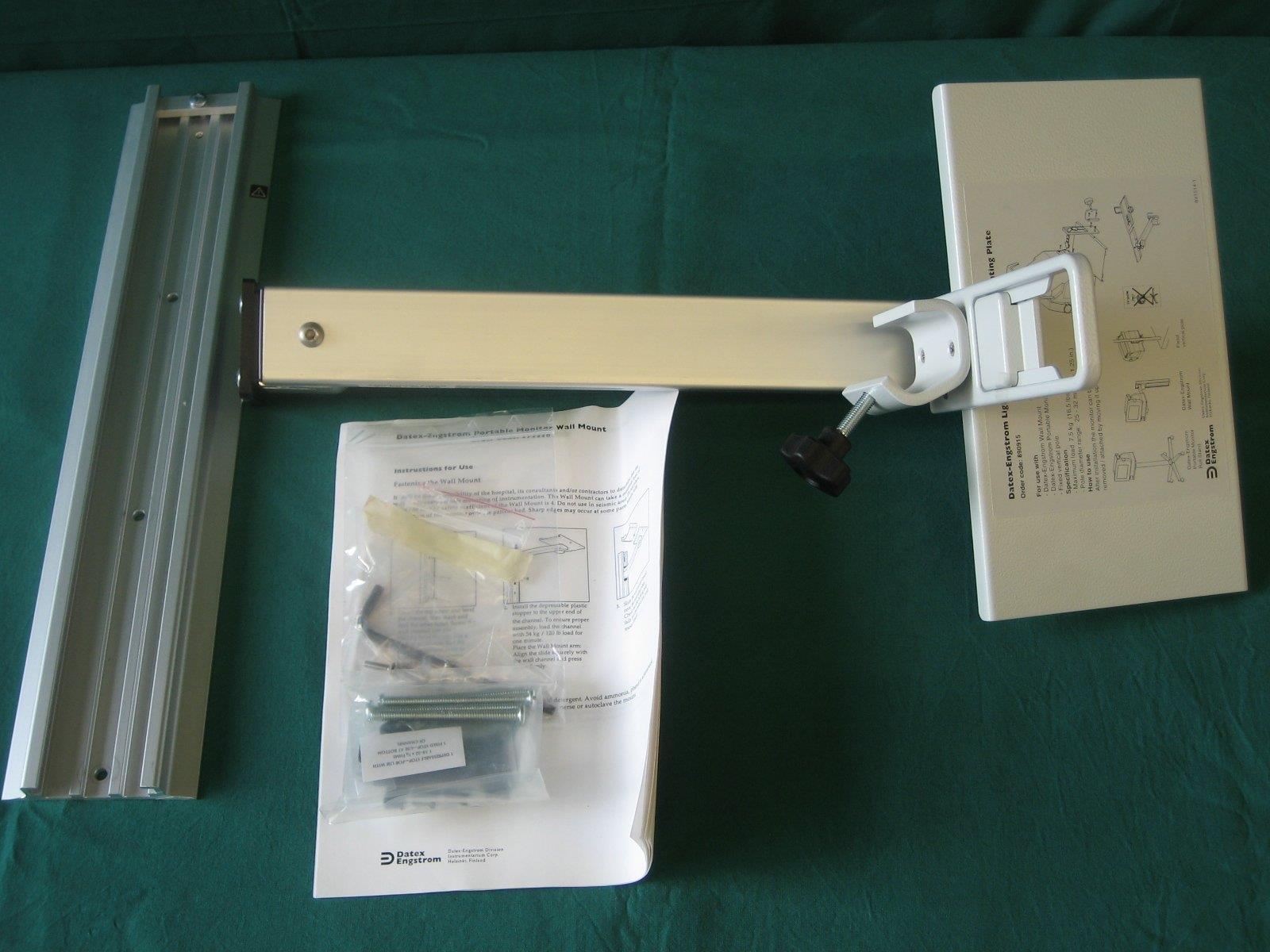 DATEX wall support for DATEX Light Monitor with