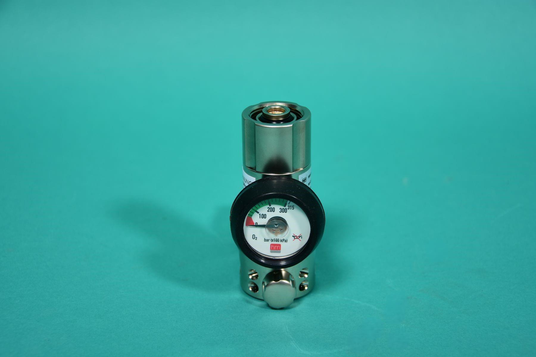 HESTOMED Druckminderer RedOx basis O2, Vorderansicht