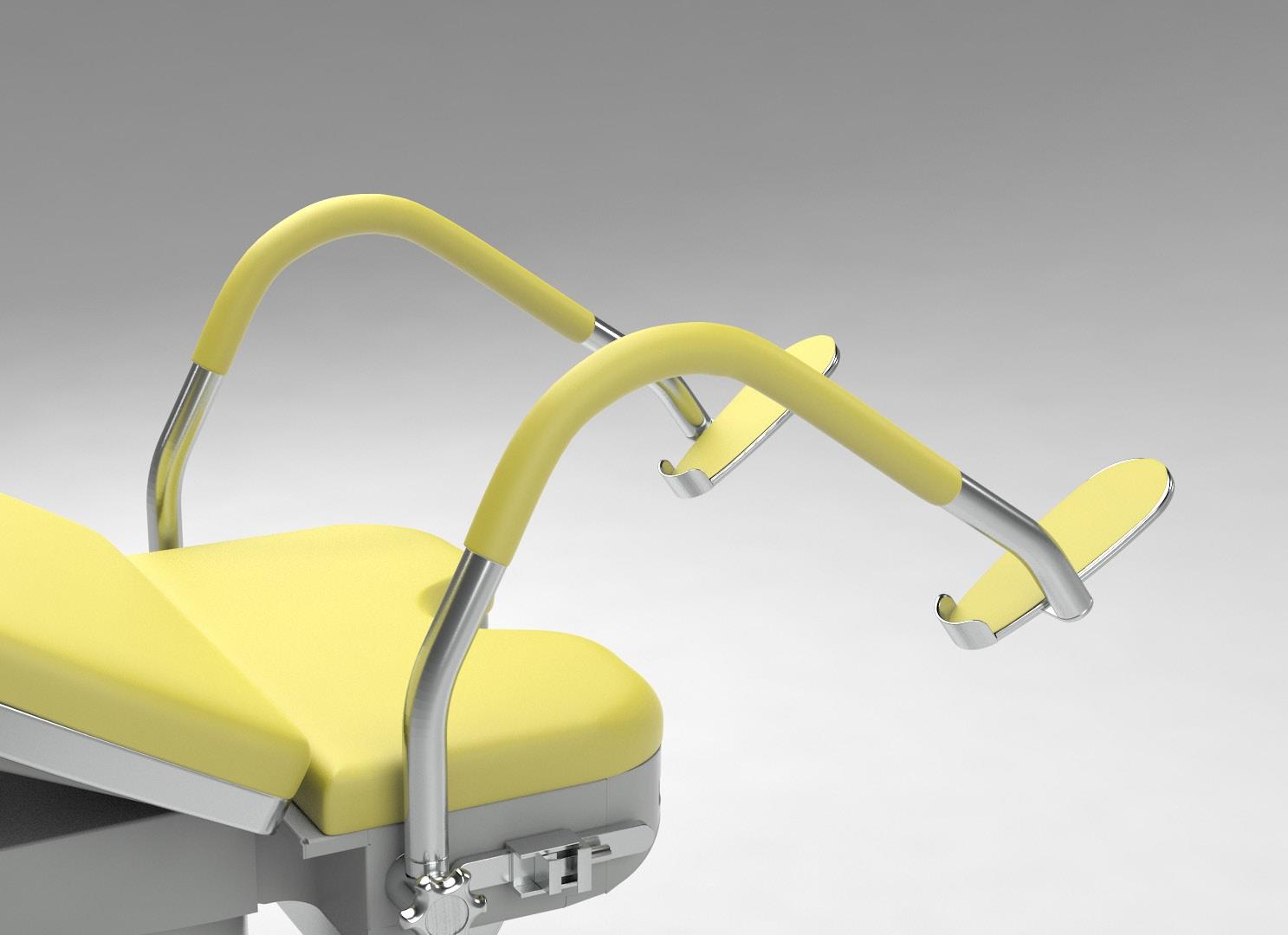 Medielle Komfort-Fußstütze (1 Paar), aus rostfreiem Stahl, neu   Medielle Komfort-Fußstütze (1 Paar), aus rostfreiem Stahl, neu