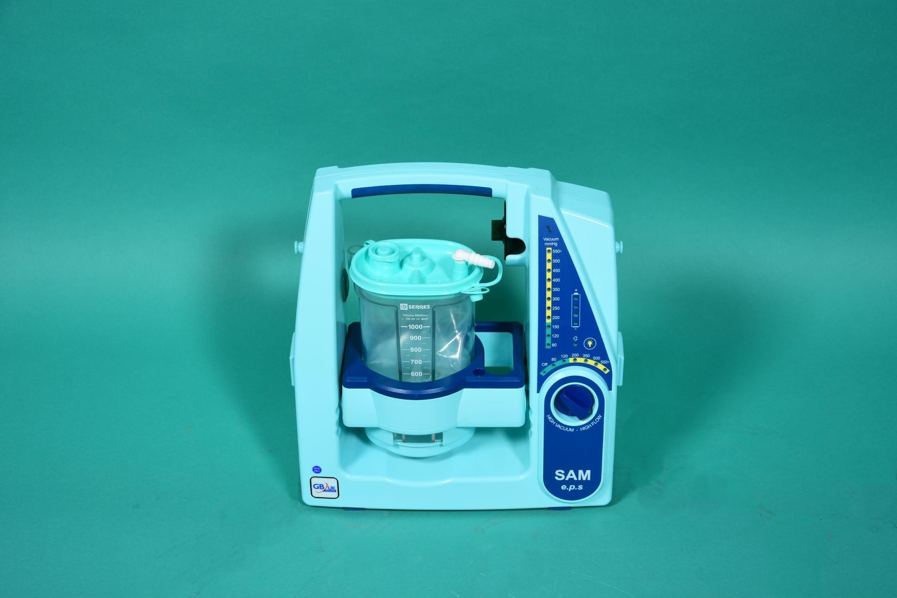 MGE SAM e.p.s, portable suction pump with mains and battery