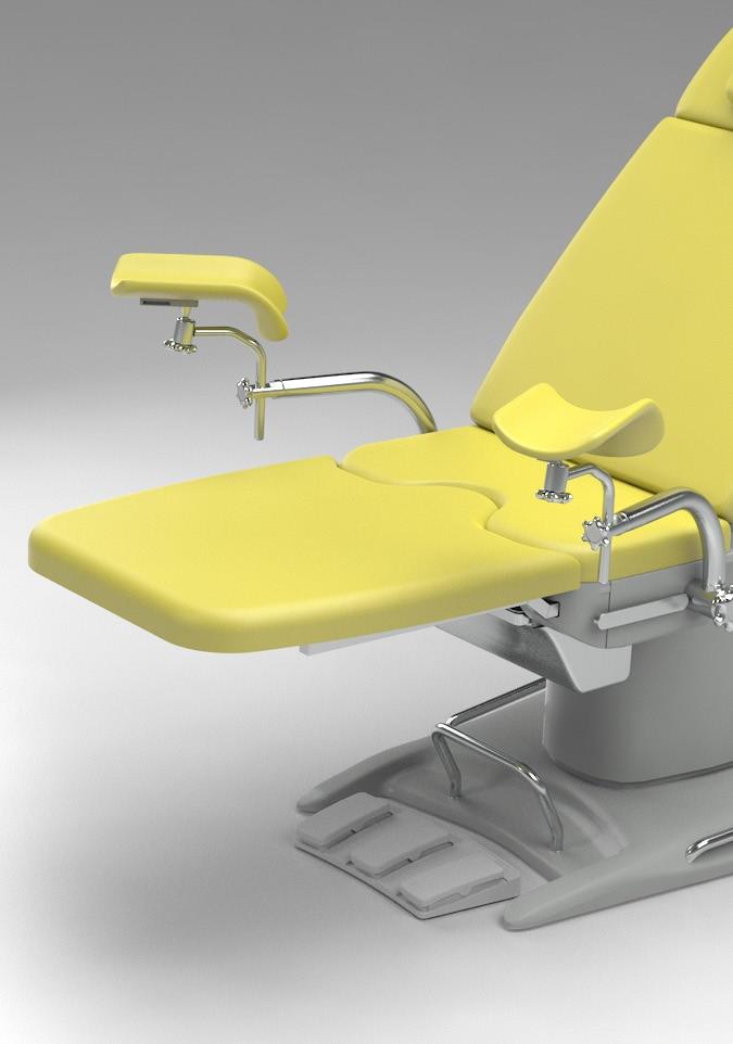 Medielle leg plate B101_40-00-00, used for horizontal examinations of