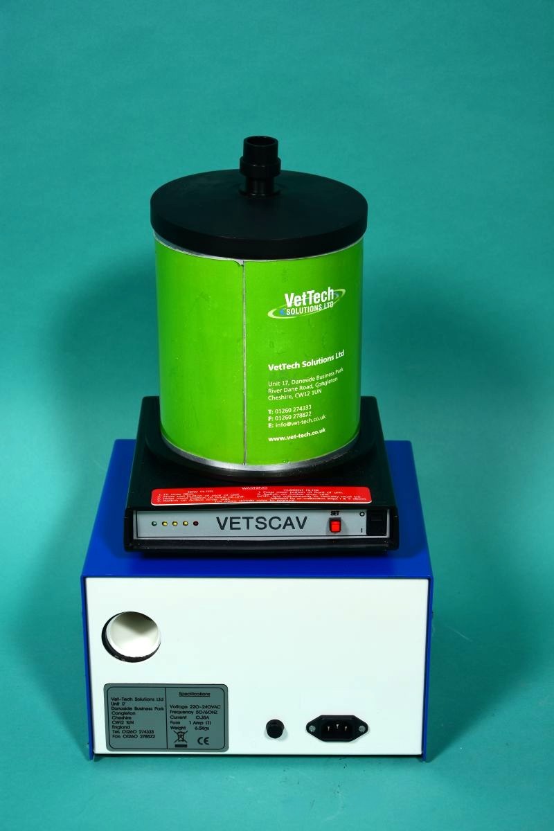 VetTech VetScav Narkosegasabsaugung - Rückansicht