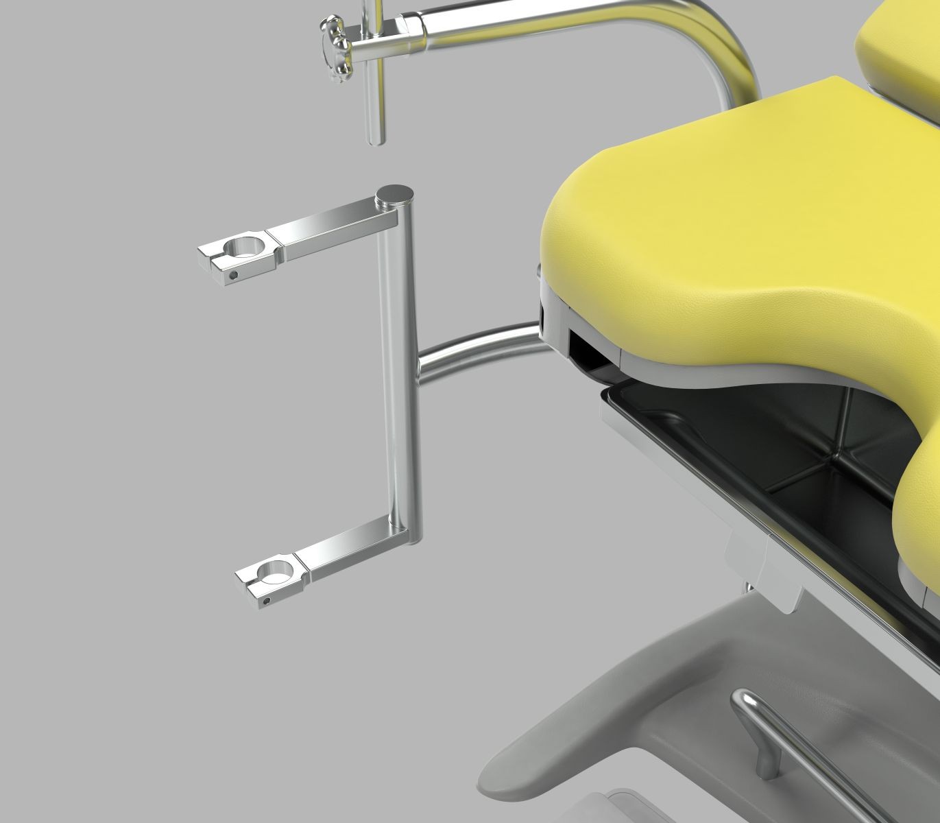 Colposcope holder for systems such as Olympus, Kaps, Zeiss or