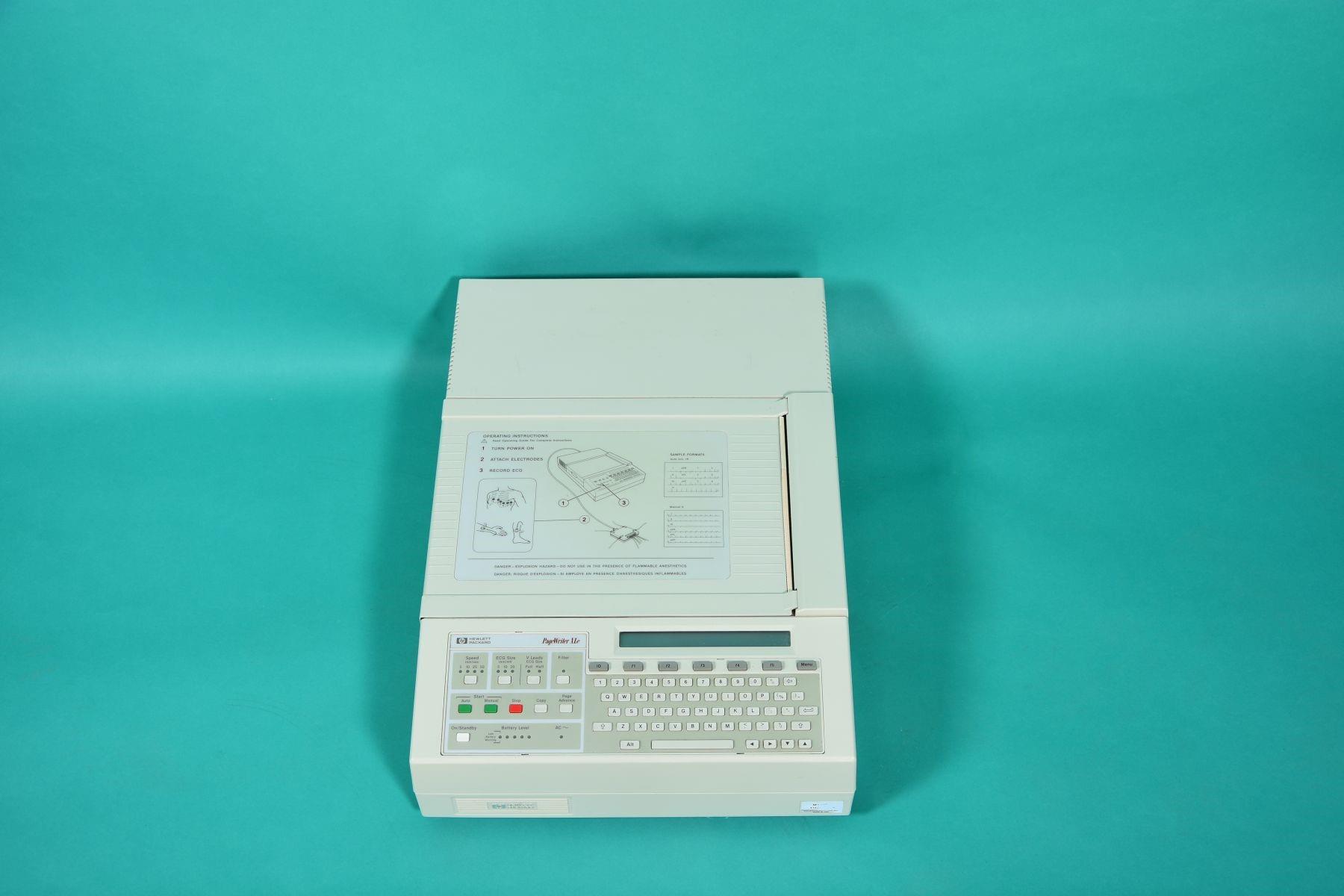 HP Pagewriter XLE, 6-Kanal  EKG-Gerät -Vorderansicht HP Pagewriter XLE, 6-Kanal  EKG-Gerät -Vorderansicht