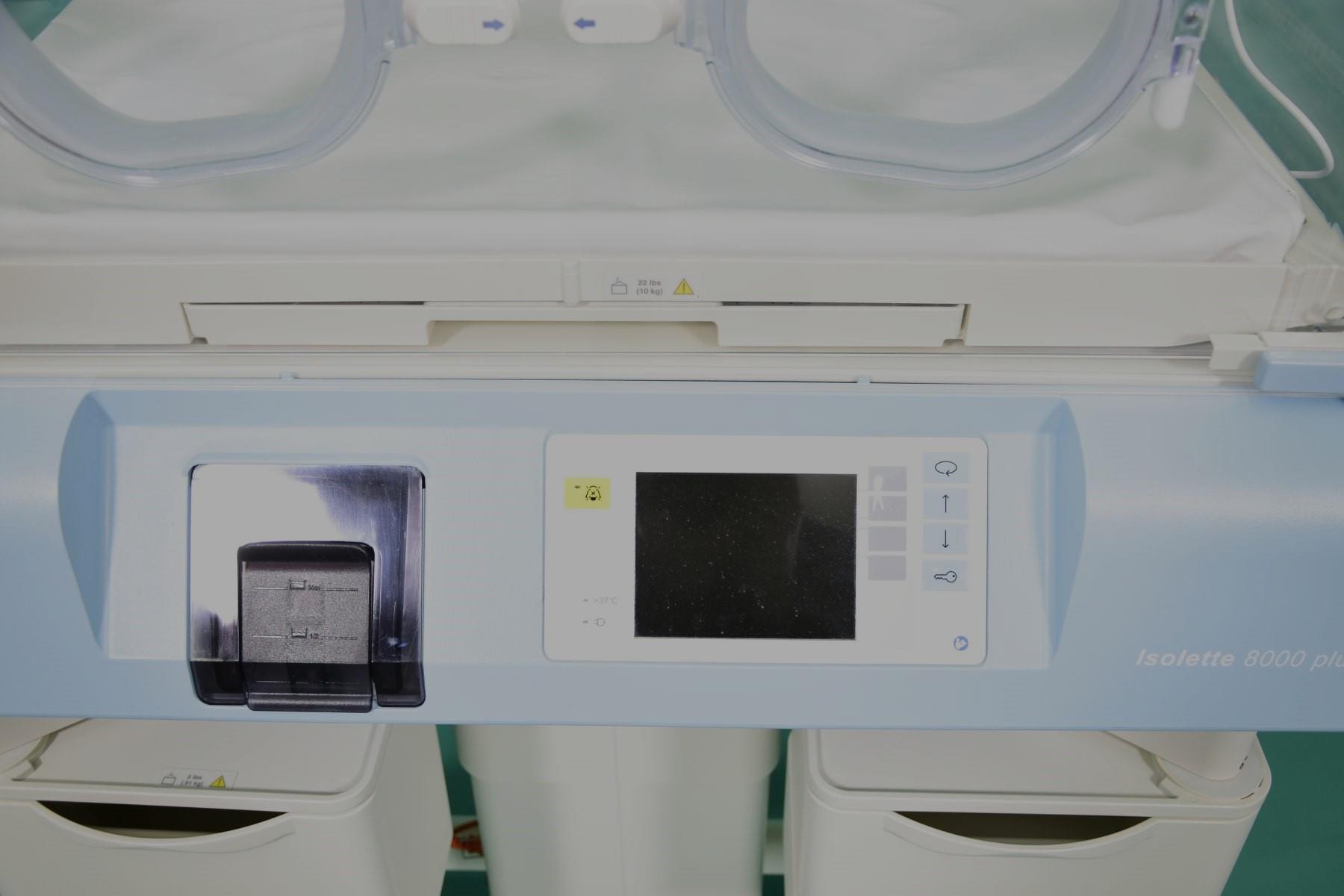 DRÄGER Isolette 8000plus fahrbarer Inkubator - Detailansicht